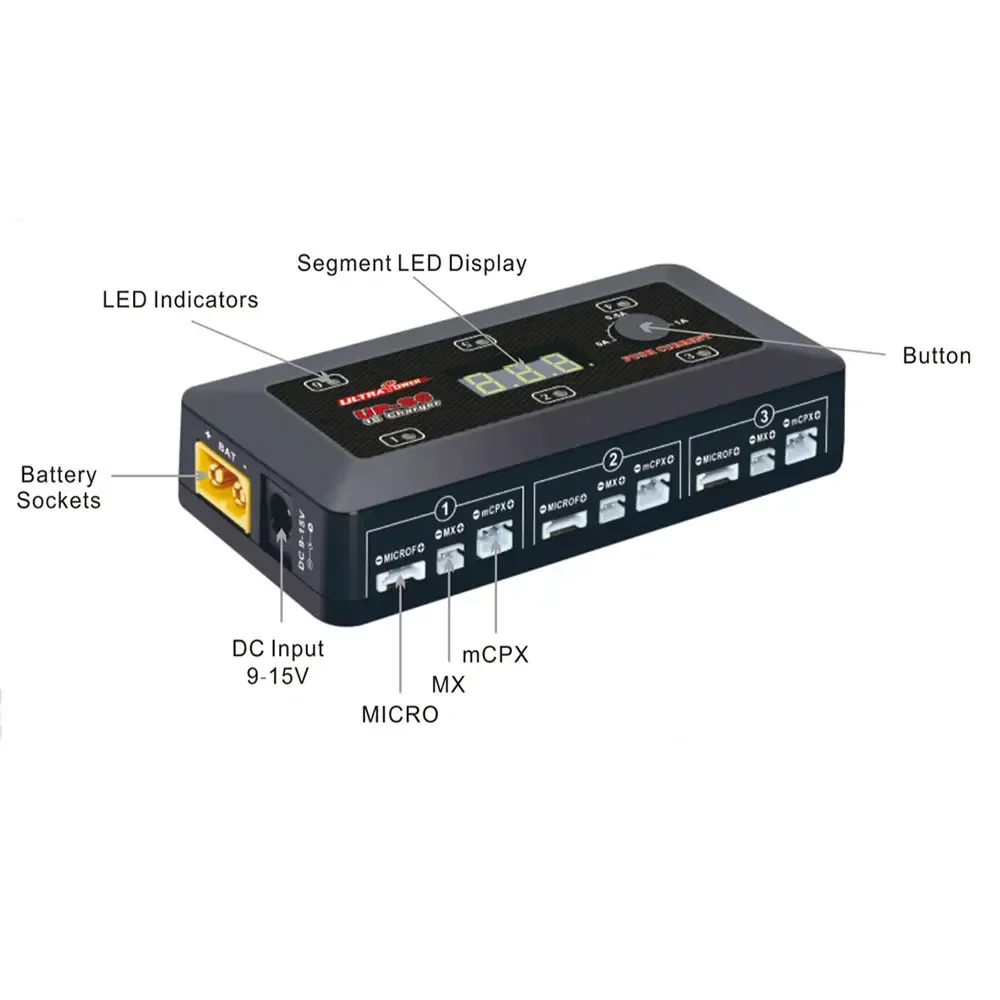Ultra Power UP-S6 3.7V 1S Lipo - Drone Racing Charger 评论和价格